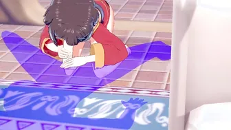 KonoSuba Anime - Megumin Rough Sex [Handjob Bj and fucked] - Japanese eastern Manga hentai game porn