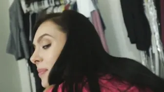 beauty dark hair eighteen Innocent Stepsister Marley Brinx getting nailed rough by her stepbrother pov