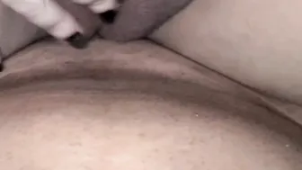 bimbos masturbating with penis into booty. pulsing the snatch