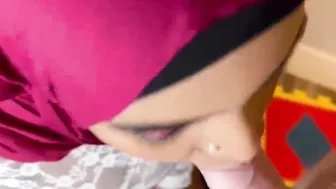 Hijab Arab barely legal skank