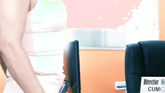 Mexican mom goes to the bank to ask for the loan and she wants to eat the bankers booty $
