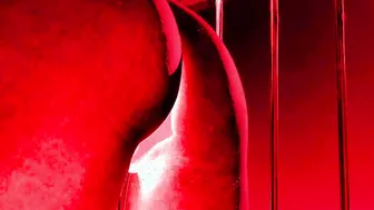 squirting session and a mesmerizing dance with unique effects