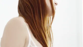 WHITEBOXXX - Gorgeous Butt Red Head Charlie Red Getting Her Snatch Covered Into Cum Full Tape