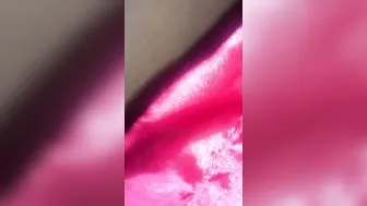 peed into her mini g-string a gigantic peeing and soak all her foot with peeing