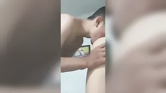 I suck my friends ass and she likes it