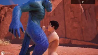 Wild Life Blue Lizard Scaly Porn (Jenny and Corbac)