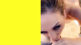 Freaky cougar Cherie DeVille Sucks real Stepson outdoor