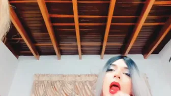 Shemale Sucks And Rides Her Friends Cock