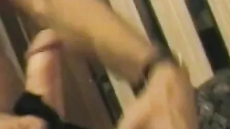 Sensual man pays visit to aged blonde housewife