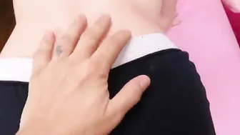 Pigtails teenie seduces stepdad in giving him fellatio before sex