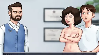 SUMMERTIME SAGA #39 • Fucking the dark haired teenagers into the office