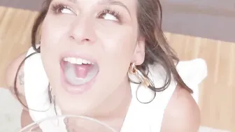 PremiumBukkake - Bella Rico swallows 62 gigantic mouthful cumshots