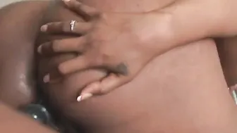 Black ANGEL MARIE into a lesbo banged with vibrators and