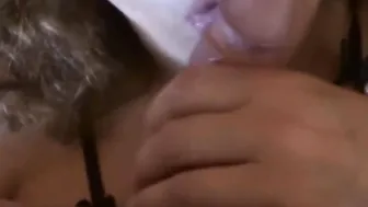 My hispanic fiance loves to suck her stepbrothers gigantic penis