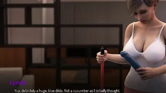 COLLEGE TIED #28 - Thicc land-lady showing off her backside