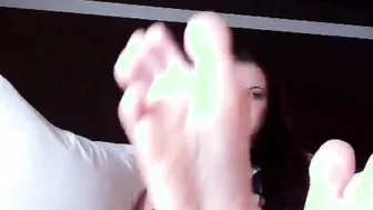 Stroke it like this to me goddess little knee highs JOI