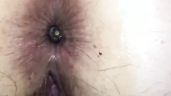 Open Ass porn video – Stuffing Her Butt Full Of Fruit Opening Her Tight Pink Asshole As It Drink Each 1