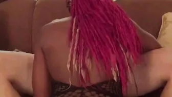 Double Header: First Eating out and fucking on the couch second doggy style and anal inside the bedroo