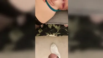 My lover is a pro anal whore- I filled her tight butt with cum