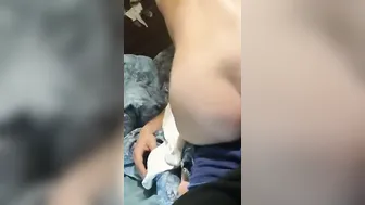 WHORE OF A HOUSE WIFEY TAKE 2 COCKS AGAIN. DV DPV