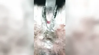Masturbating until cum