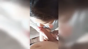 Huge penis inside my mouth