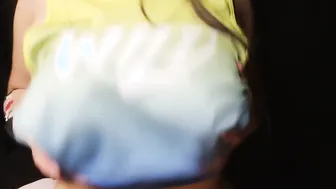 Kattys Gigantic Natural titted Melodie Milk Ready and goddess