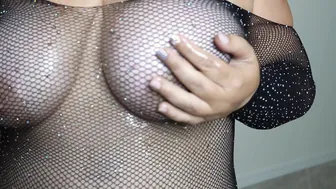 Its an oiled up gigantic titty vibe