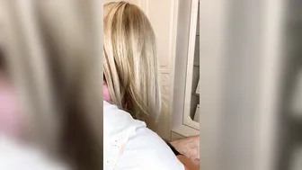 SugarNadya teaches a Russian cunt with mouth how to depilate