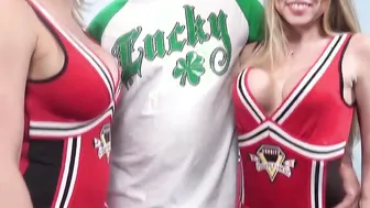 Big Boobed Cheerleaders Kagney Linn Karter  Shawna Lenee Three-Way with Reality TV Celeb