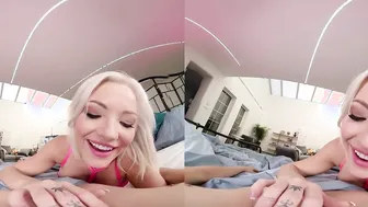 Your Eighteen girlfriend Zazie Skymm Is About To Eat You For Breakfast VR Porn