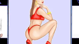 Fan Art of top actress Lana Rhoades (the frame is taken from the sex tape BLACKED)
