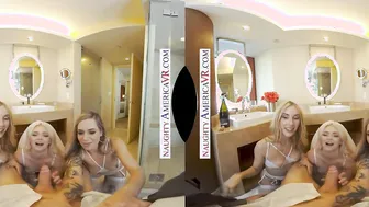 Erotic America - Blonde hot Kay Carter is gets married and wants to share her man with brid