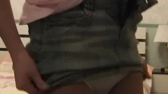Adorable roommate undresses for my concealed camera
