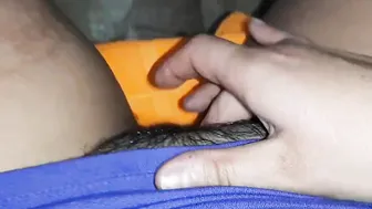 While my stepmother was washing the dishes I masturbated