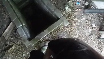 Gangster-cunt with mouth Blows Dick and Eats Cum Outdoors - SOboyandSOgirl