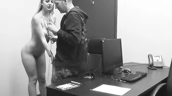 Blonde Anita Blue getting plowed inside the mouth and then