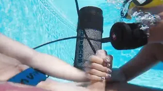Deepthroat Queen - Rough Underwater Blowjob with Huge Facial by Pollyanna Rhuecyhka