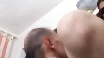 Beauty teenagers plays with his friends penis