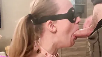 Submissive face pounded and creampie