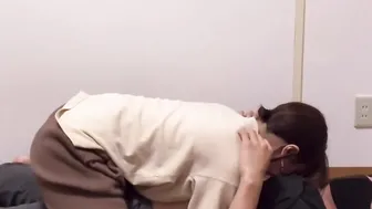Japanese Youtubers Sex Leak - Nipple Pose Blow Job and Cumshot Rides on Adorable Bro After First Filming