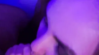 Romantic evening and juicy erotic oral sex from Cutie miss
