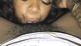 Adorable Women Eating A Unshaved African Cunt