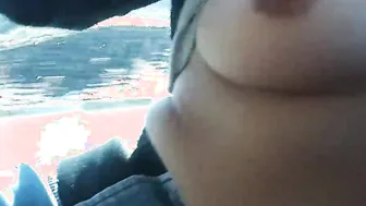 Risky pov Head on Bus