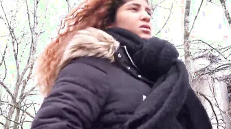 GERMAN SCOUT - BROWN HISPANIC TALK TO NAILED AT STREET
