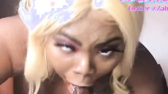 Amateur POV blowjob by Zaharii (solo)