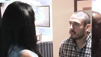 Jealous Mexican fucks his cuban ex-wife Cristal Caraballo after she comes back from fucking some clients