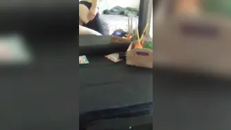 Rough anal with Hot ginger into yoga leggings