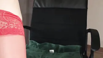 Slender Angel Emily Getting into Front of the Camera  Plays with her Pink Snatch after her Shower