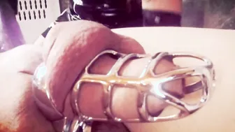 Welcome to my DUNGEON - PEGGING my CHASTITY sub